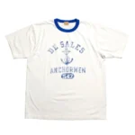 WHITESVILLE SS Ringer T-Shirt w Print – WV79686 White Front