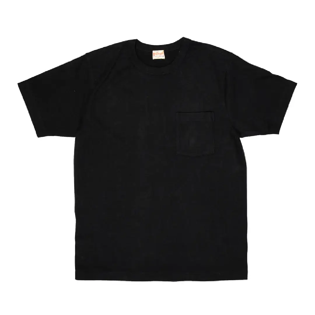 New ProjectWhitesville Black Pocket T-Shirt Short Sleeve Detail
