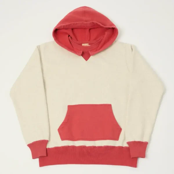 Whitesville 'After Hood' Sweatshirt – Heather GreyRed Front ViewWhitesville 'After Hood' Sweatshirt – Heather GreyRed Front View