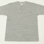 Whitesville Classic Henley T-Shirt Heather Grey Front
