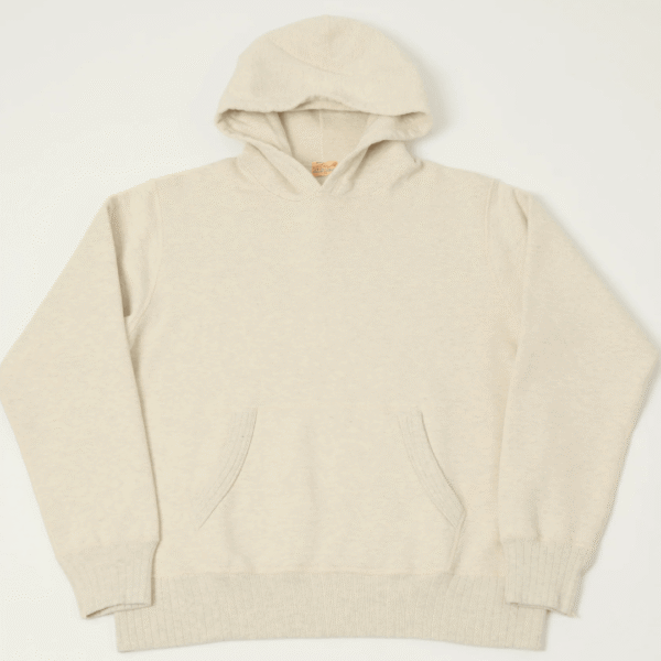 Whitesville Classic Pullover Hoodie - Oatmeal Front View