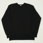 Whitesville Classic Sweatshirt – Black Double V Neck Detail