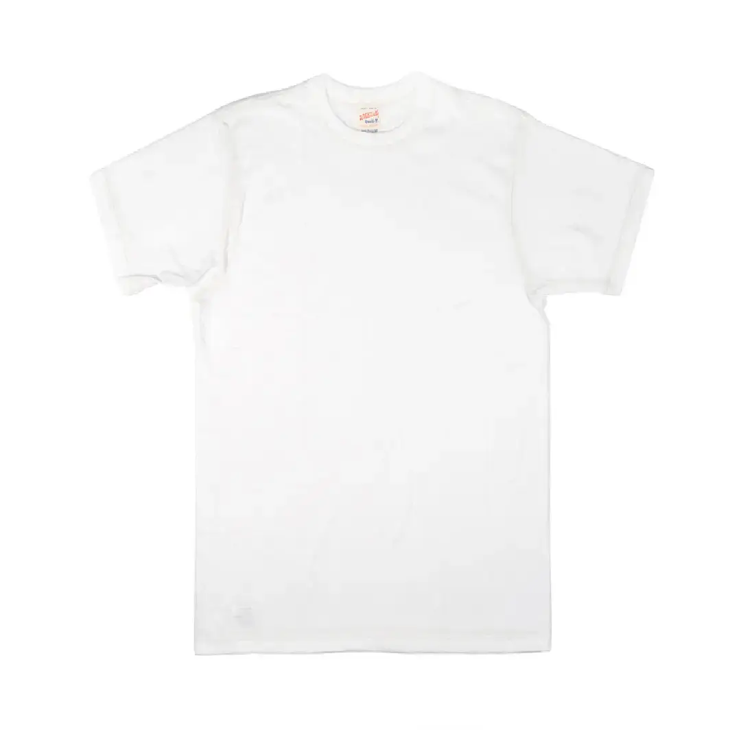 Whitesville Japanese Made T-Shirts White 2-Pack Front