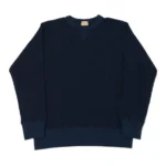 Whitesville Long Sleeve Thermal T-Shirt - Navy Front View