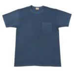 Whitesville Pigment Dye Pocket T-Shirt – Navy Front View