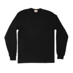 Whitesville Pocket T-Shirt Long Sleeve Black Front