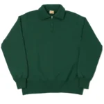 Whitesville Quarter Zip Sweatshirt - Green Front View